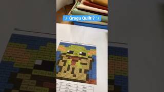 Happy Star Wars Day! Make a Grogu pixel quilt with me! ✨😍