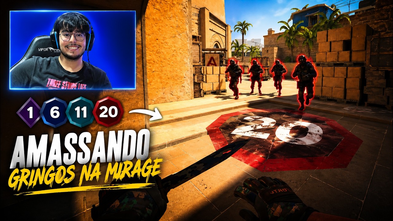 Amassando gringos na GC - BUSCANDO LVL20 #1🔥🔥