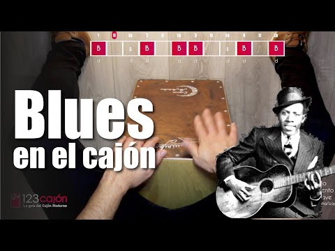 How to play BLUES on the CAJÓN / Blues Cajon - Blues rock cajon