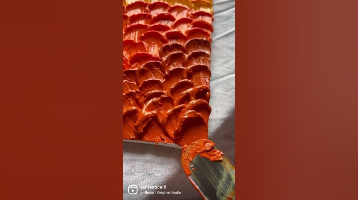 Impasto Palette Knife Painting | Thick Acrylic Art | Fish Scales | Sunset | ASMR