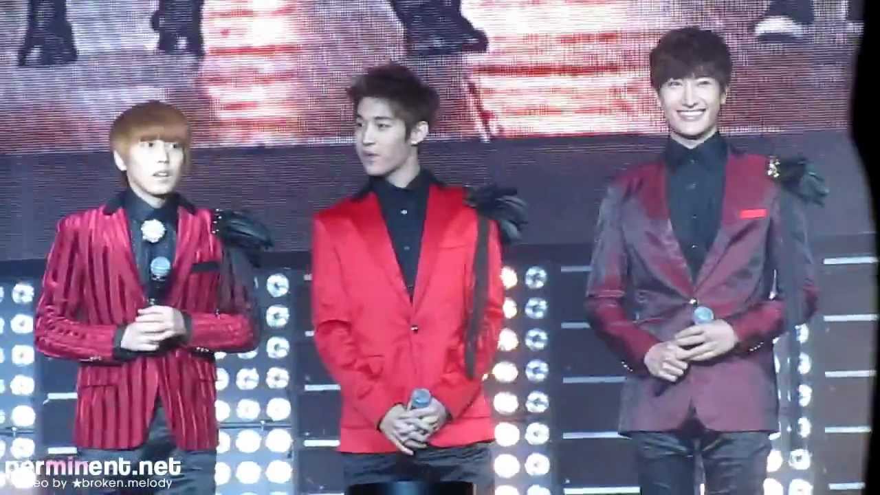 111023 SMTOWN New York Super Junior - English Introductions (mostly Sungmin focus)