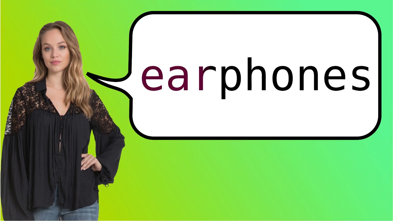 Como dizer 'fones de ouvido' em ingles? YouTube