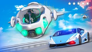 SCAPPO dalla POLIZIA con le AUTO FUTURISTICHE su GTA 5!