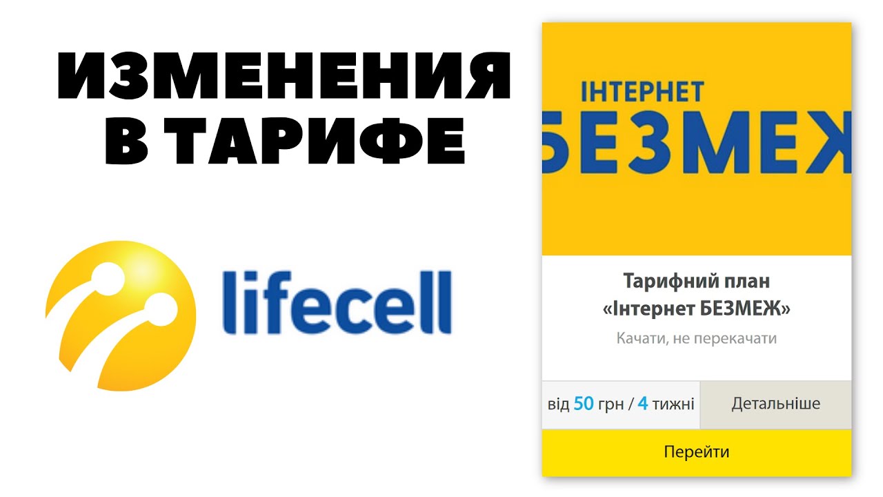 Интернет БЕЗ МЕЖ Тариф от Лайфселл с безлимитным интернетом и ...