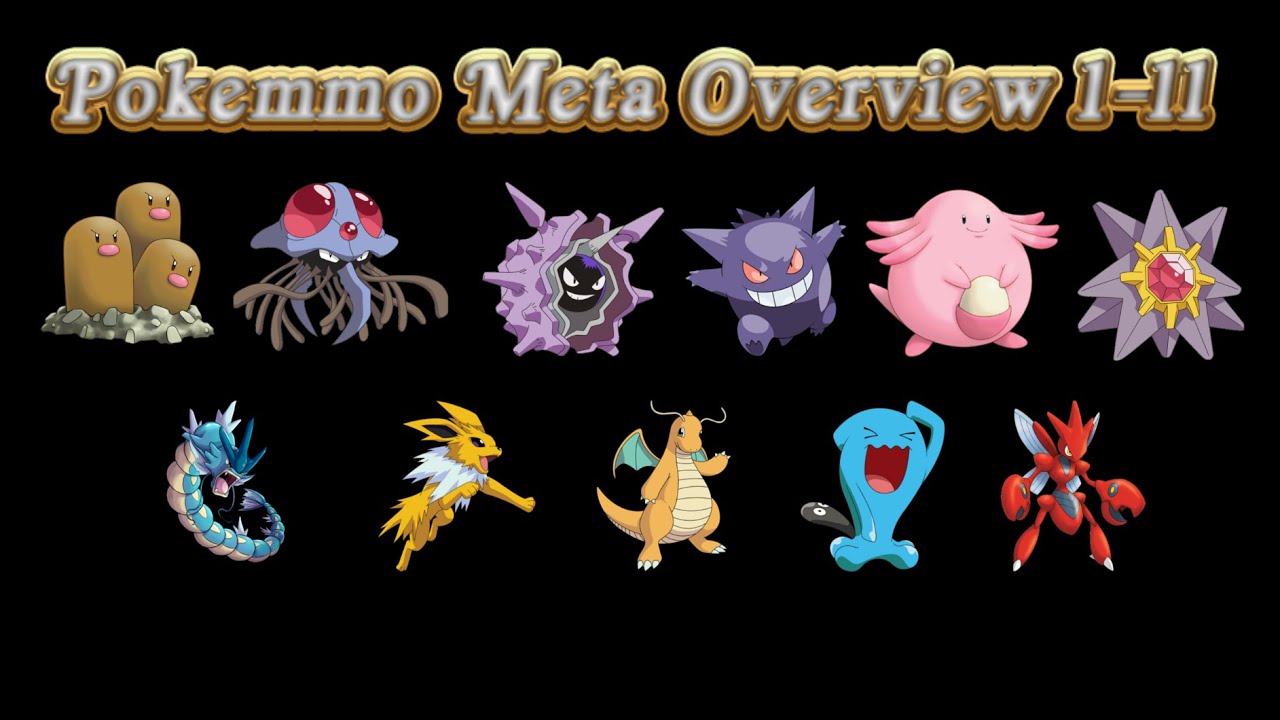 Os melhores Pokémons para competitivo do PokeMMO 