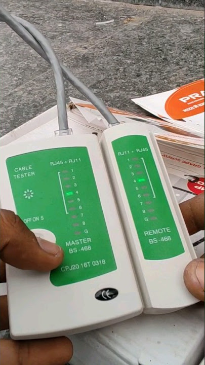 Lan Cable Tester | #lancable #cat6 #networking #cctvcamera