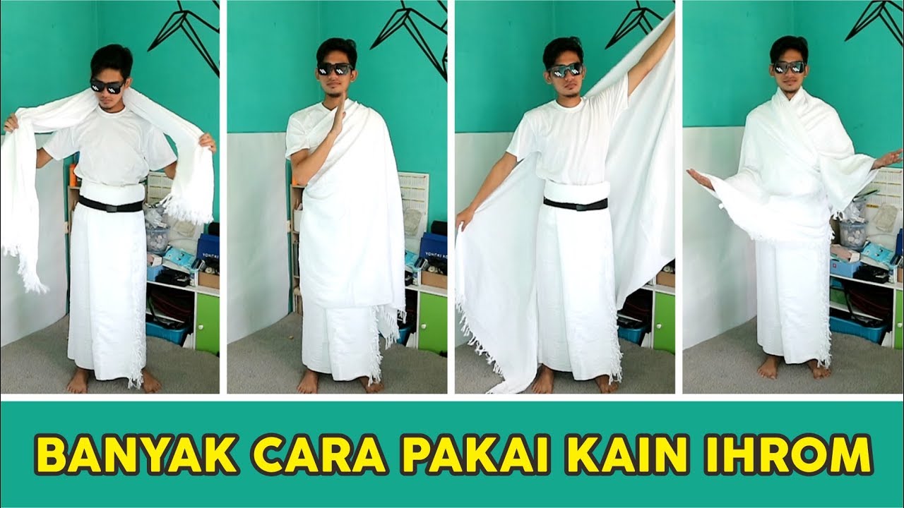 Beragam Cara Memakai Kain Ihrom Umroh Haji Mudah Kuat Anti Copot Tutorial Wow Youtube