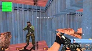 Counter Strike Source Fail crouch jump into crate