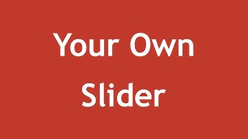 [ Arabic Tutorial Create Template 2 ] #11 - Create Your Own Slider