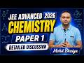 JEE Advanced 2026 Chemistry Paper 1 Discussion with Mohit Bhaiya #vmc #jeeadvanced2026