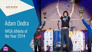 Adam Ondra IWGA Athlete of the Year 2014