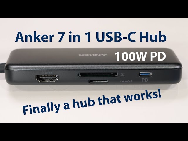 Anker 7 in 1 USB Hub with 100W PD