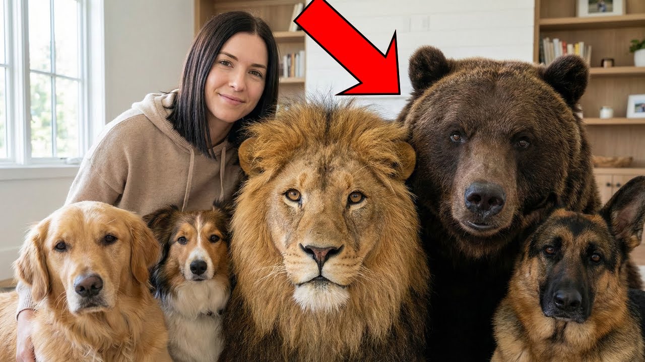 I Found Dying Lion and Bear Cubs... My Dogs Adopted Them BOTH! 😱