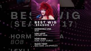 Who had the BEST WIG of Season 17? #pressedconference #dragrace #rpdr
