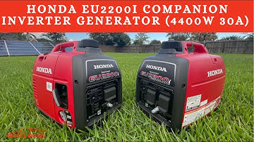 Honda EU2200I Companion Inverter (4400 Watts starting 3700 Watts Paralleled (Generator Review)