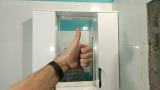 установка шкафчика в ванной (как делаю я)