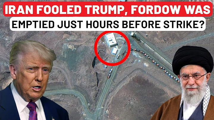 Iran Removed Nuclear Materials From Fordow Hours Before US Bombing? Explosive Satellite Images Out