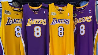 Kobe Bryant Authentic Mitchell and Ness Jerseys 1999-2000-2001