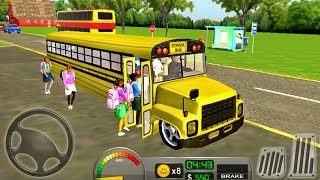 School Bus Driver 3D Simulator - Android GamePlay #2 screenshot 5