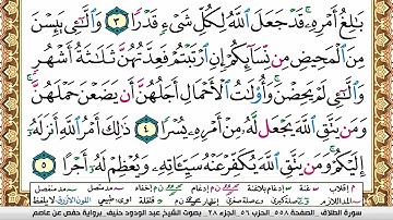 سورة الطلاق عبد الودود حنيف Surah Al Talak  Abd Al Wadood Haneef برواية حفص عن عاصم