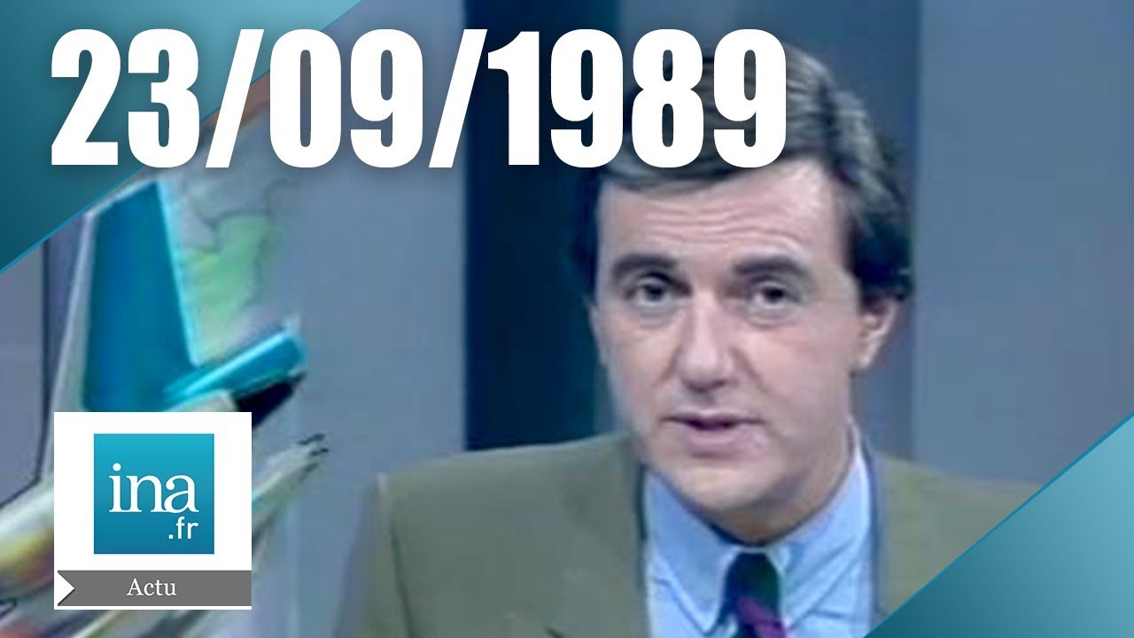 20h Antenne 2 du 23 septembre 1989 : Attentat du DC 10 confirmé | Archive INA