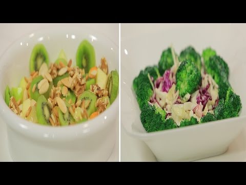 طريقة عمل سلطة كرنب و بروكلي بصوص الزبادي