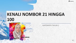 MATEMATIK TAHUN 1 : MENULIS NOMBOR DALAM ANGKA DAN PERKATAAN BAGI 21 HINGGA 100