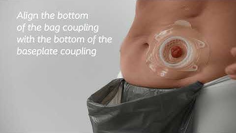 How to use SenSura Mio Convex Click coupling - Open bag