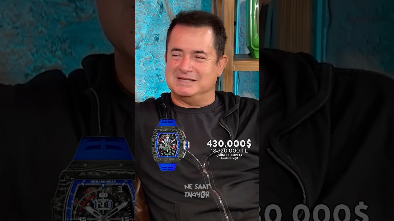🎬 Acun Ilıcalı’nın kolunda: Richard Mille RM 11-04 Roberto Mancini