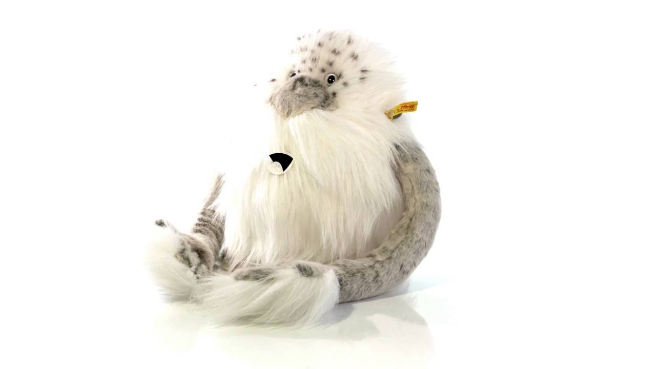 Steiff Nrommi Yeti 25 cm weiß grau gespritz