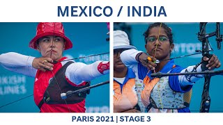 Mexico v India – recurve women’s team gold | Paris 2021 Hyundai Archery World Cup S3 screenshot 5
