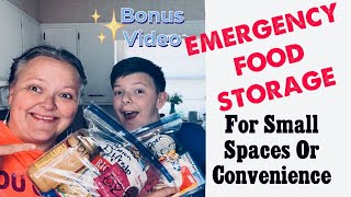 PACKING EMERGENCY FOOD STORAGE BAGS || Complete Cheap Meals from The Pantry || SouthernFrugalMomma