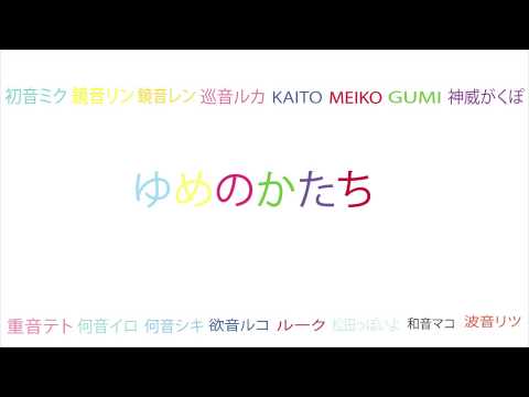 『VOCALOID & UTAULOID』- ゆめのかたち (Chorus) & (MP3 Provided)
