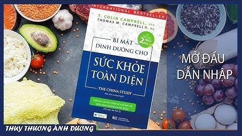 #1 BÍ MẬT DINH DƯỠNG SỨC KHOẺ TOÀN DIỆN | MỞ ĐẦU #cothetuchualanh #thuythuonganhduong
