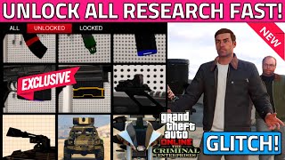 How To Get Bunker Research Fast In GTA 5 Online! Bunker Research Glitch! Fast Track UNLOCK Guide AFK