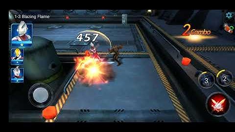 Game android : Ultraman legend and heroes. Chapter 1 (level 3)