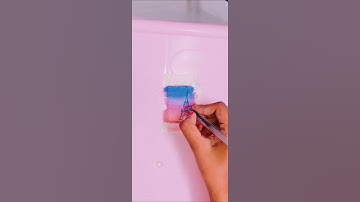 Eiffel tower 5cm miniature painting#shorts #shortsvideo #art #eiffeltower