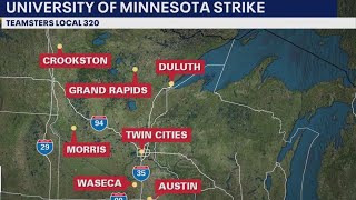 Service workers strike begins at U of M campuses