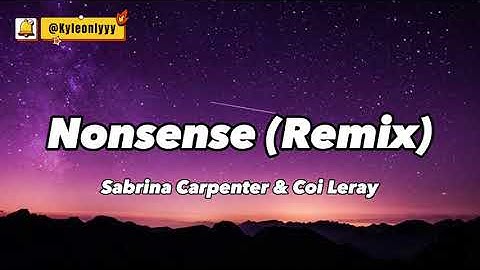 Thumbnail of Sabrina Carpenter & Coi Leray – Nonsense (Remix) Lyrics