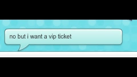 MSP Will People LIE for a VIP TICKET