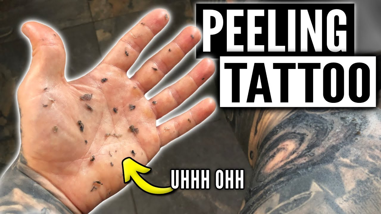 Is this HAPPENING TO YOUR NEW Tattoo?! Is this Normal or is it RUINED? - YouTube