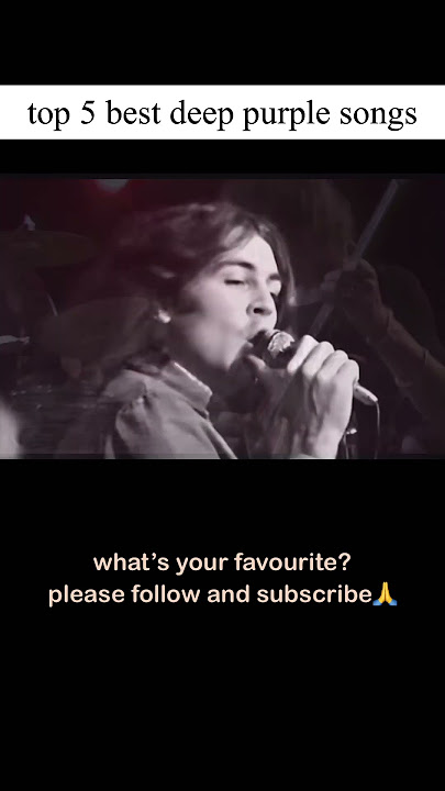 Top 5 deep purple songs! Smoke on the water, highway star… #top5 #rockband