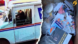 Store manager says USPS driver dumped bags of mail into their dumpster