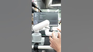 myCobot 280 | See how the 6-axis #robotic arm erforms #Hand-EyeCalibration #tech #robotics