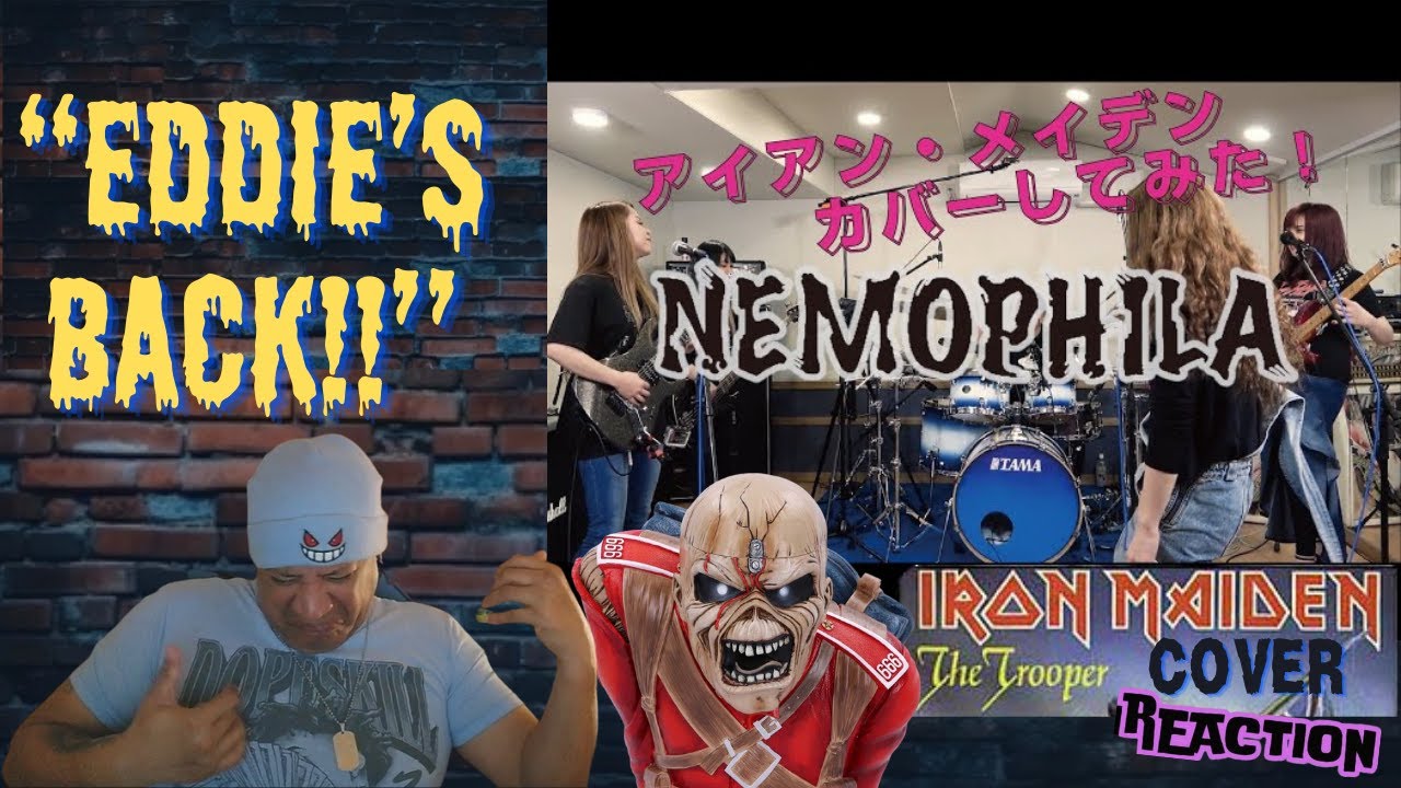 IRON MAIDEN  The Trooper (Cover by NEMOPHILA) MUSIC REACTION