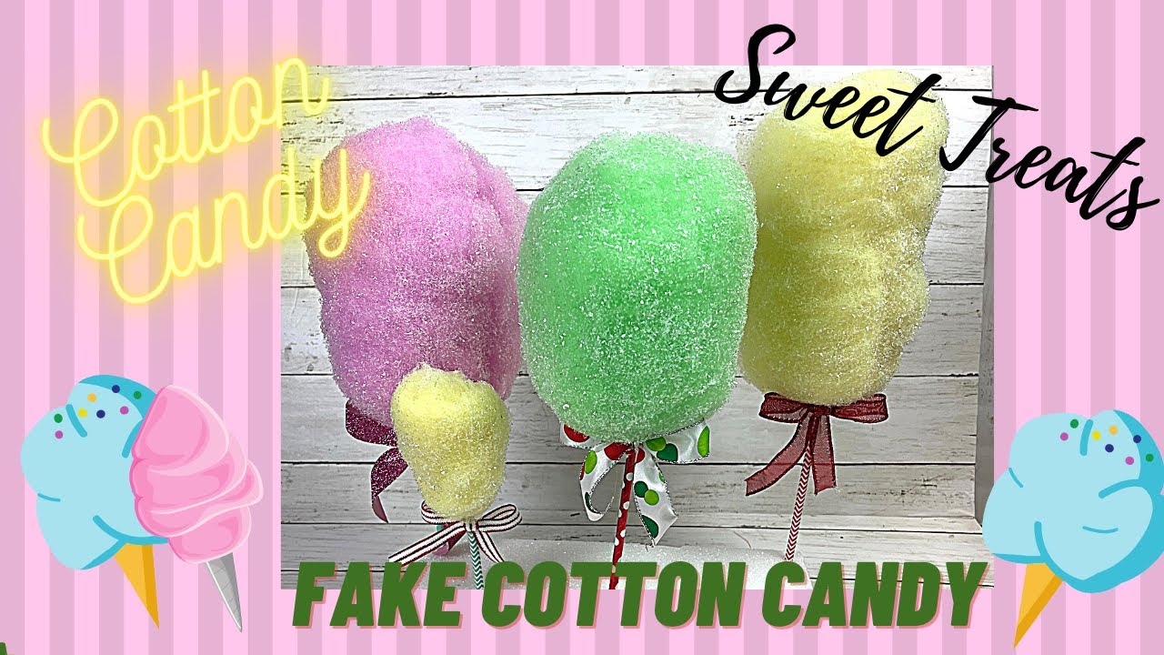 How to make Diy Fake Cotton Candy 