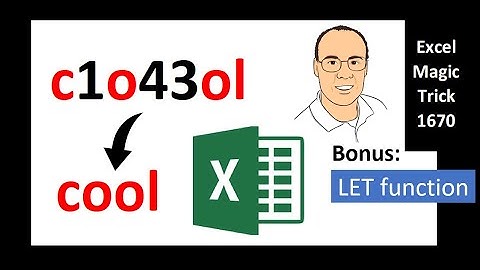 Remove Numbers from Text. Flash Fill, Power Query, Formula or LET Function? Excel Magic Trick 1670