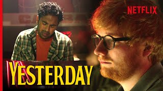 Video thumbnail of "Yesterday - Ed Sheeran vs. The Beatles ‘The Long and Winding Road’ | Netflix"