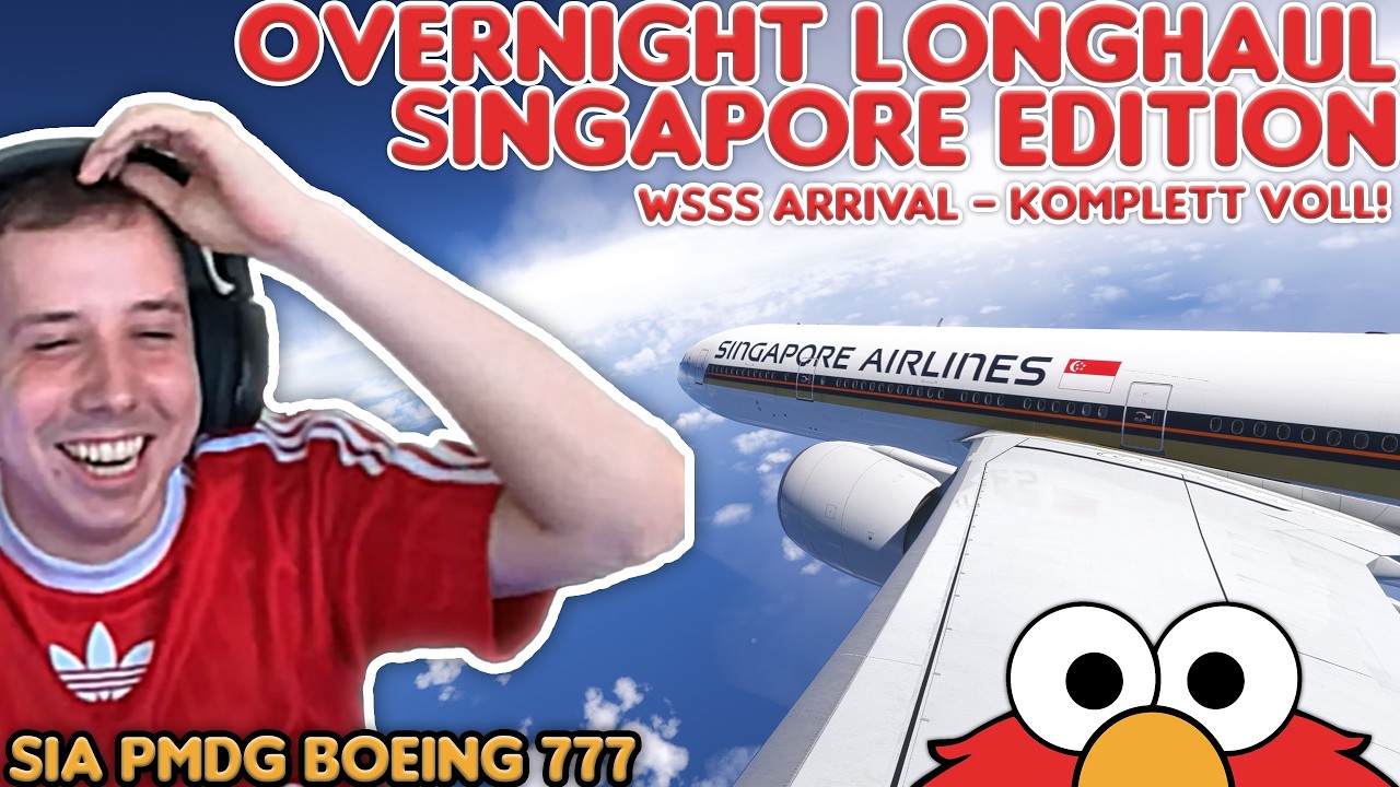 Holdings? ATC überfordert? SINGAPORE B777 Landung in Singapur