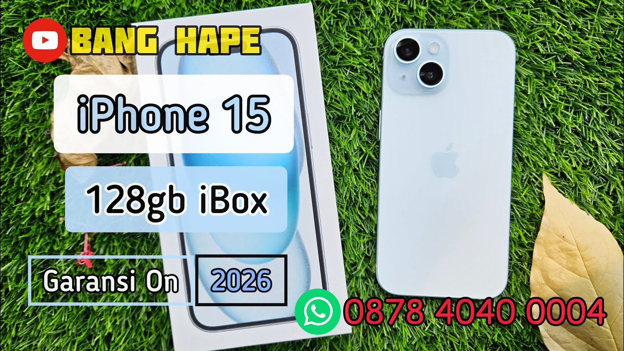 Garansi 2026 - Review iPhone 15 128gb Resmi iBox di Tahun 2025 Bang